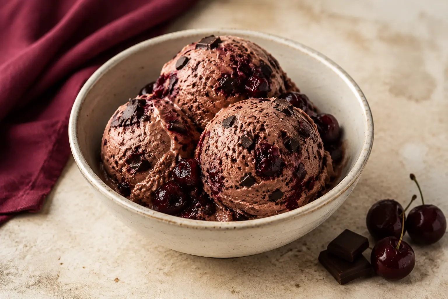 Cherry Chocolate Gelato: Easy Homemade Summer Treat