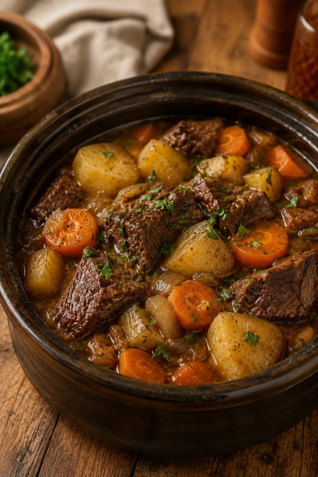 Hearty Beef Stew crockpot dinner