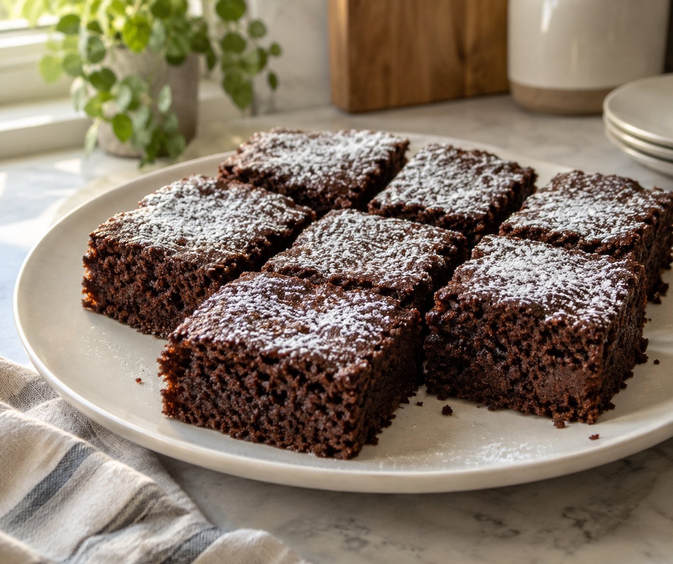Eggless Chocolate Snack Cake