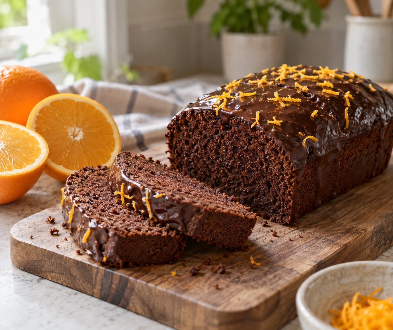 Chocolate Orange Loaf Cake