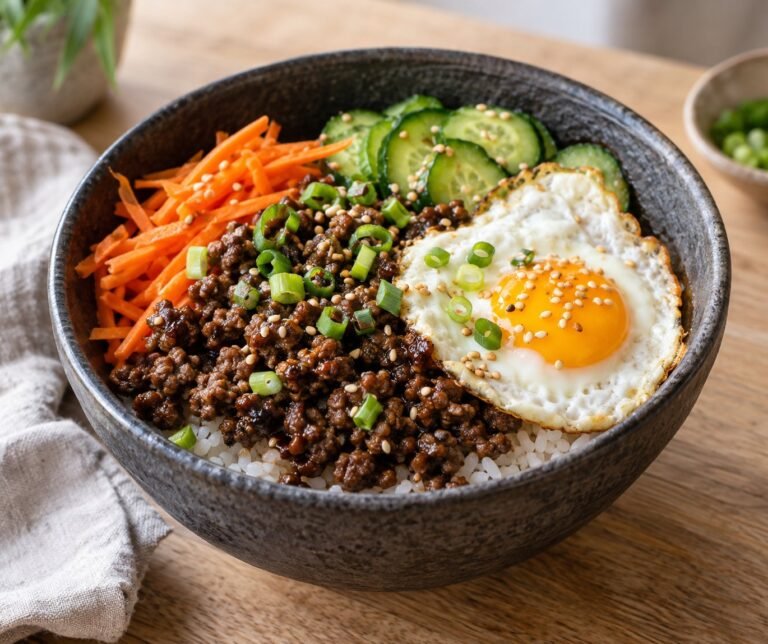 Classic Korean Beef Bowl with Egg