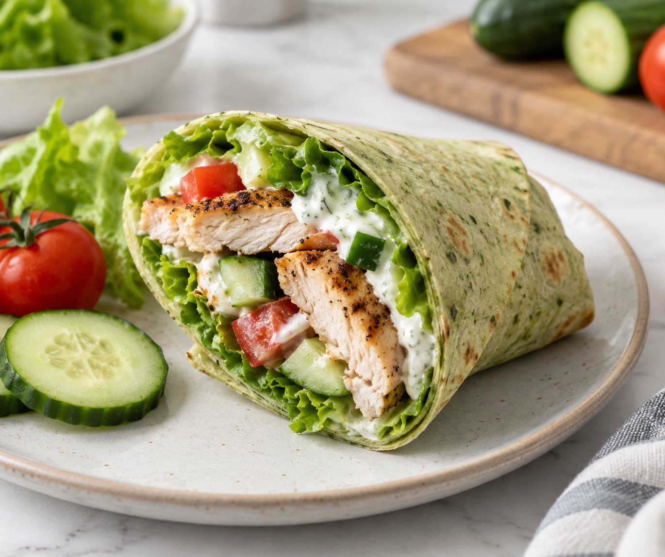 Grilled Chicken Ranch Wrap