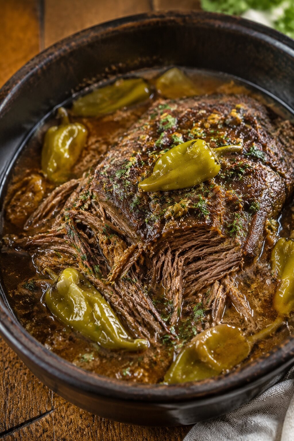 Mississippi Pot Roast crockpot dinner