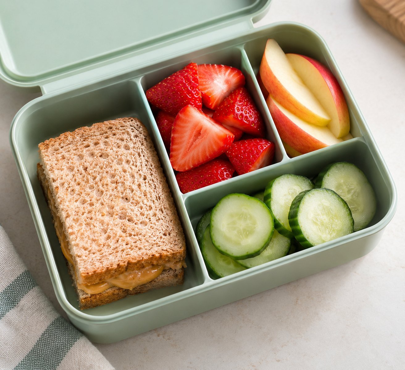 Peanut Butter and Fruit Box