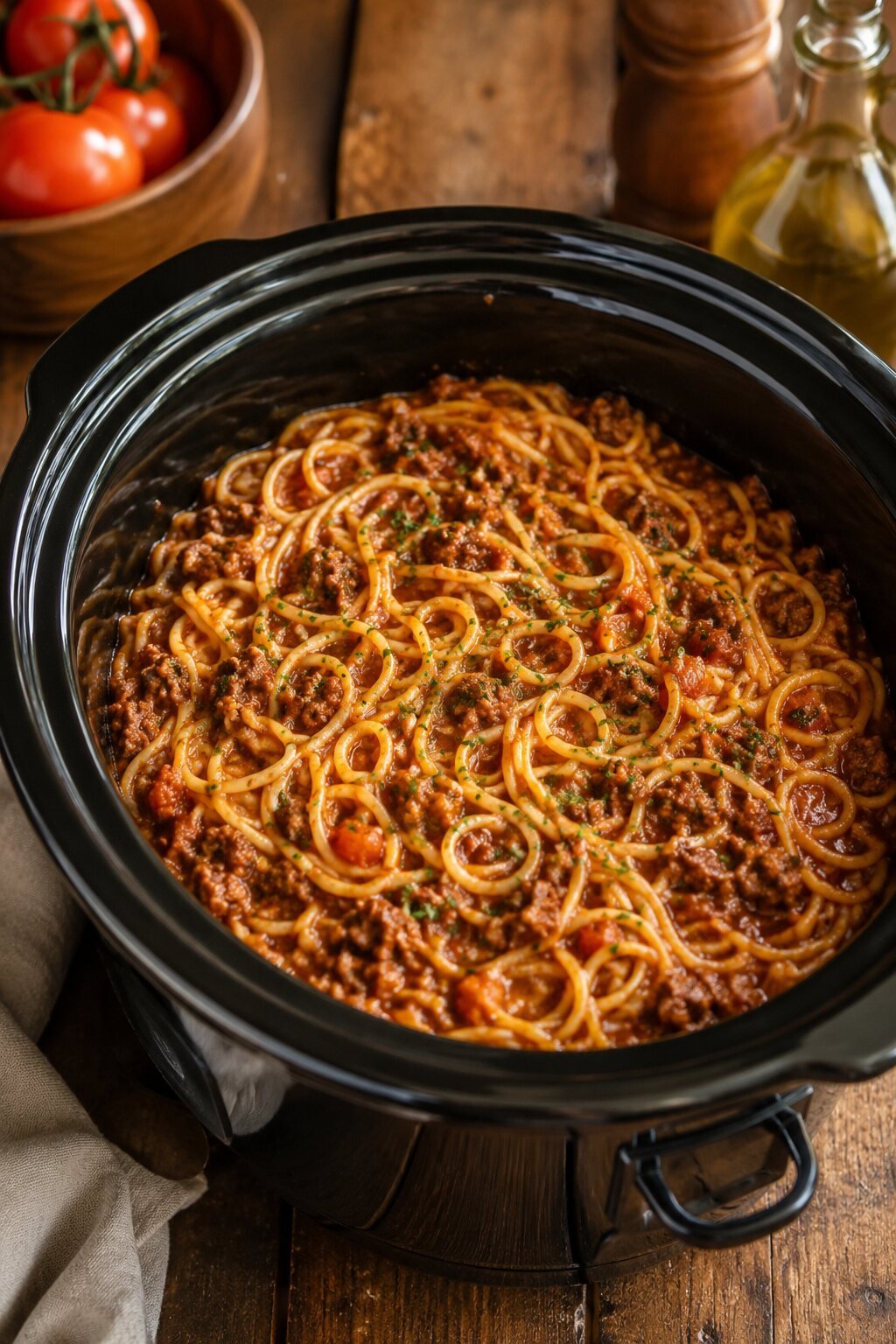 Slow Cooker Spaghetti