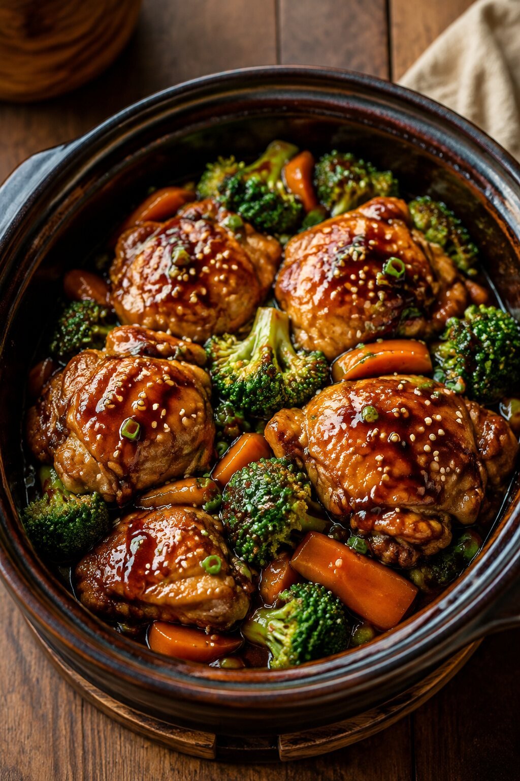 Teriyaki Chicken crockpot dinner