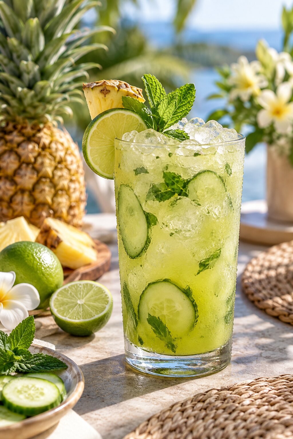 Verdita Pineapple Lime Cooler mocktail